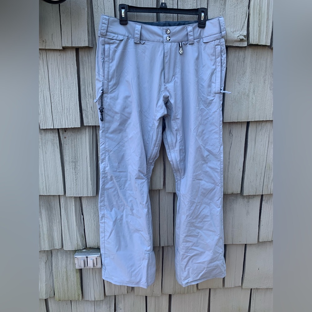 Volcom snow chino snowboarding shell pant gray